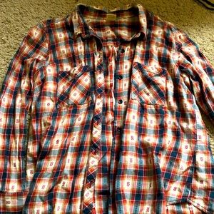 Flannel button down